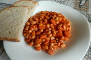 Trenčiansky párok s fazuľou, recept Trenčiansky párok s fazuľou, recept, verika92