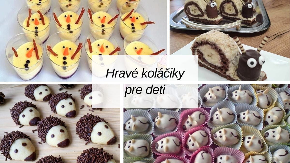Recepty na hravé maškrty a koláčiky pre deti