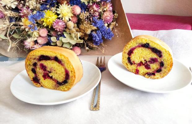 Rýchla ríbezľová roláda, Koláče, recept, dasa_