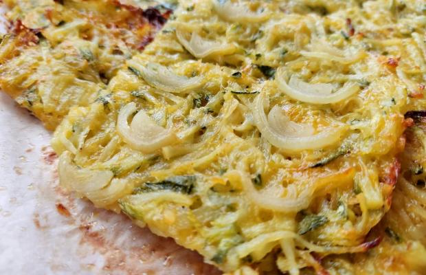 Cuketová placka so syrom, Hlavné jedlá, recept, dasa_