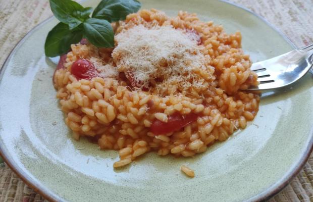 Paradajkové rizoto s cuketou, Hlavné jedlá, recept, dasa_