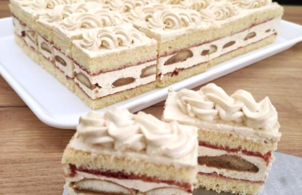Kávové rezy, Zákusky, recept, katarinalucanova