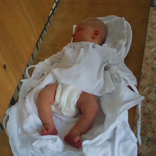 To je naša zatiaľ najmenšia princeznička- 3 dňová