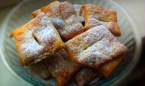 Fánky na plechu - recept postup 2