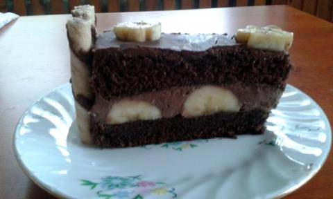Banánová torta - recept postup 1