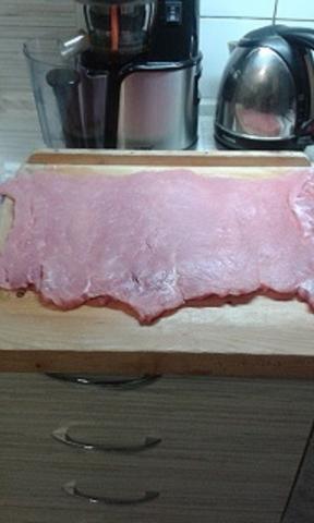 sviatočná mäsová roláda - recept postup 3