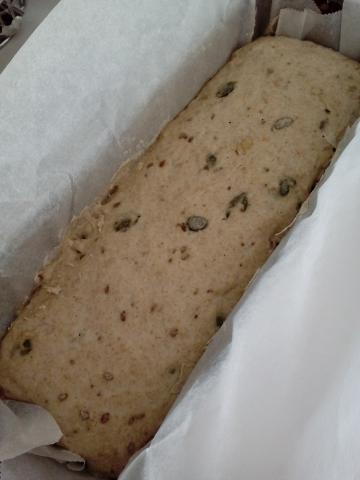Kváskový chlebík bez miesenia - recept postup 1