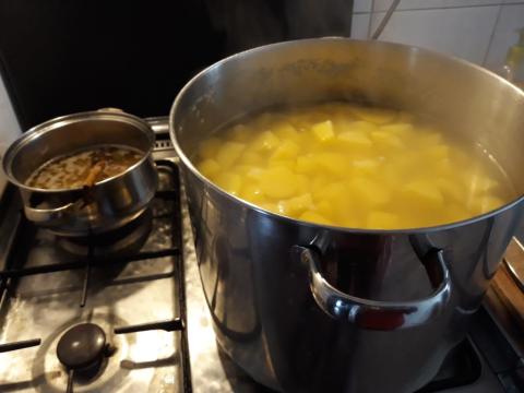Krúpna "baba" ku kapustnici - recept postup 1