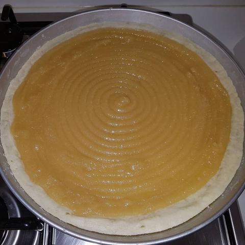 Torta s mandľovým krémom a figami - recept postup 3