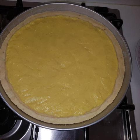 Torta s mandľovým krémom a figami - recept postup 5