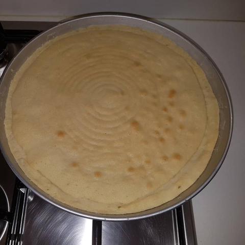 Torta s mandľovým krémom a figami - recept postup 4