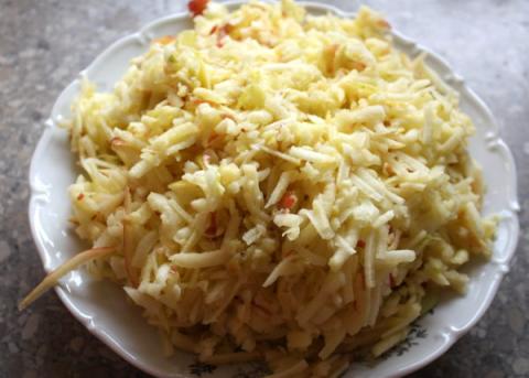 Švédsky jablkový koláč - recept postup 2