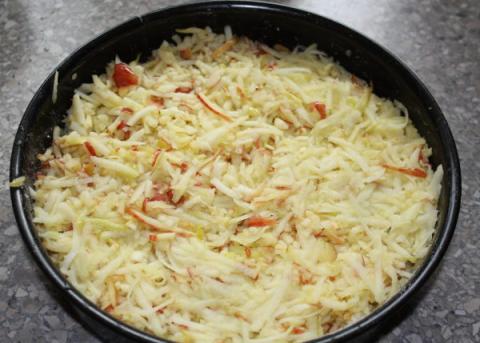 Švédsky jablkový koláč - recept postup 8