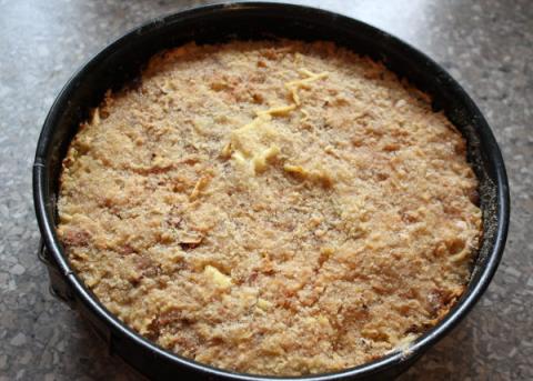 Švédsky jablkový koláč - recept postup 12