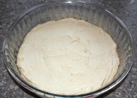 Broskyňový koláč - recept postup 3