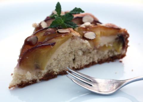Broskyňový koláč - recept postup 7