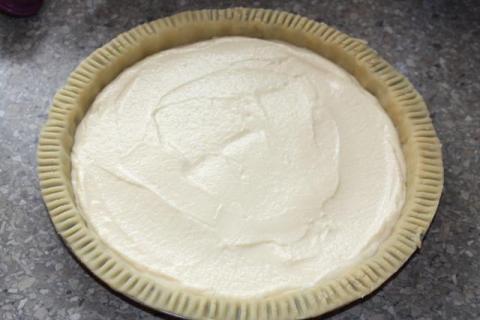 Čerešňovo - tvarohový koláč - recept postup 3