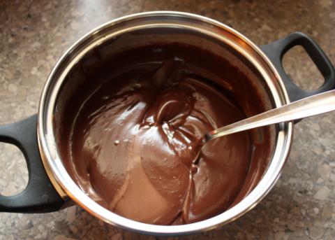 Mini čokoládové koláčiky - recept postup 7