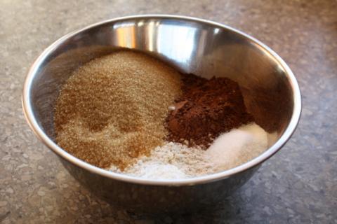 Čokoládové muffiny z lásky - recept postup 1