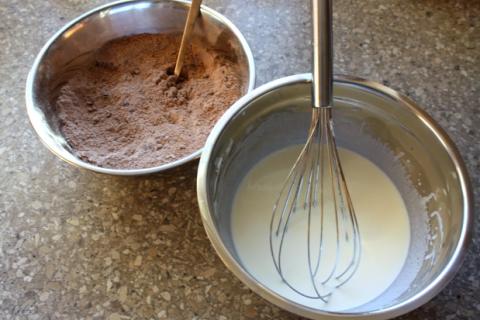 Čokoládové muffiny z lásky - recept postup 4