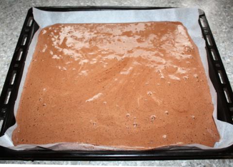 Čokoládovo orechové rezy bez múky - recept postup 2