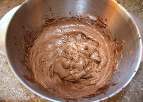 Čokoládový puding s hruškami - recept postup 2