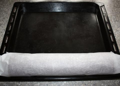 Čokoládová roláda s tvarohom a čučoriedkami - recept postup 5