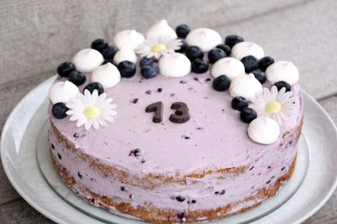 Čučoriedková torta - recept postup 1