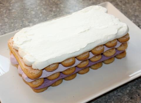 Nepečený smotanovo-čučoriedkový zákusok - recept postup 11
