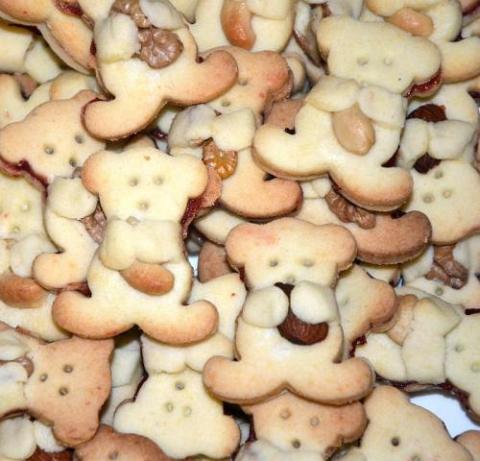 Linecké koláčiky deťom - recept postup 2