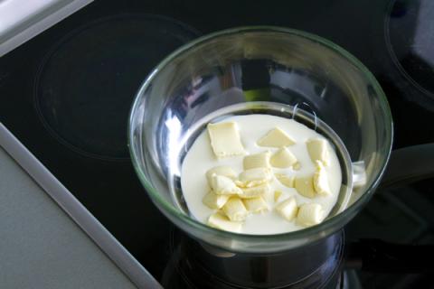Dvojfarebný cheesecake - recept postup 6