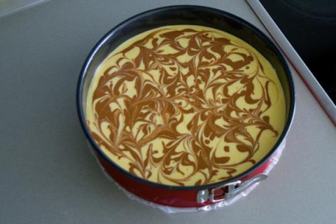 Dvojfarebný cheesecake - recept postup 11