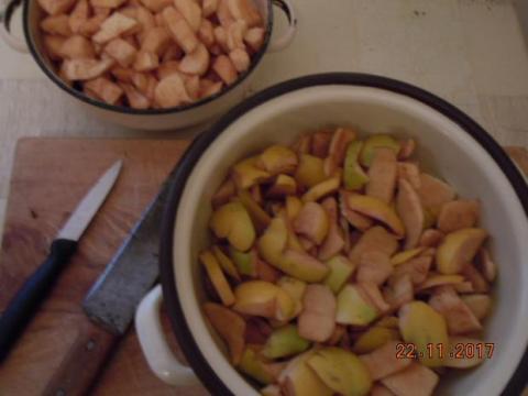 Dulový syr zo šupiek - recept postup 2