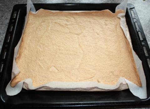 Pudingovo - smotanový zákusok bez múky - recept postup 3