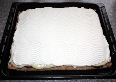 Pudingovo - smotanový zákusok bez múky - recept postup 9
