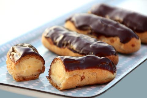 Eclair - podrobný recept - recept postup 20