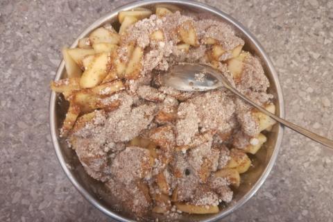 Holandský jablkový koláč - recept postup 3