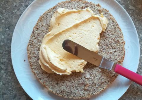 Mandľová torta v štýle Ikea - recept postup 8