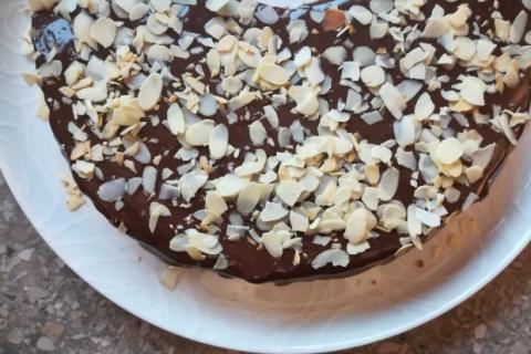 Mandľová torta v štýle Ikea - recept postup 10