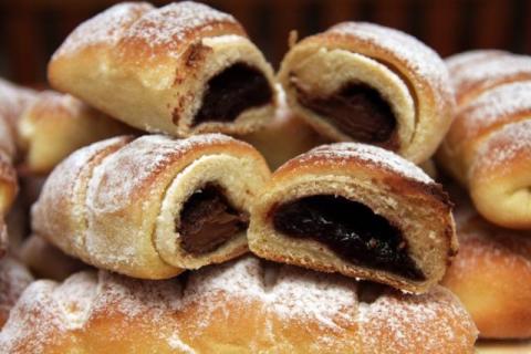 Kysnuté rohlíky s plnkou - recept postup 1