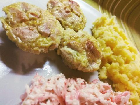 Jedna zmes, tri jedlá - kuracie muffiny, slaný koláč alebo rezne - recept postup 2