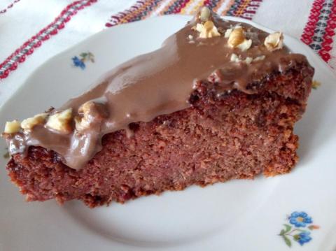 Cviklová torta bez múky - recept postup 1