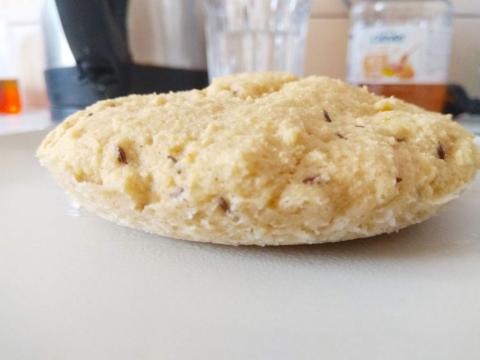 Bezlepkový 90-sekundový chlieb z mikrovlnky - recept postup 4