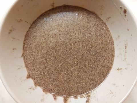 Pohánkový chlebík z mikrovlnky za 2 minúty - recept postup 3