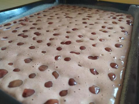 Rýchly ovocný koláč - recept postup 3