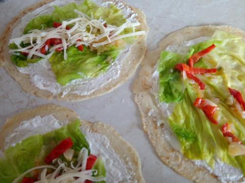 Vysmážané plnené palacinky - recept postup 1