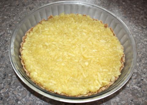 Jablkový koláč bez cukru a pečenia - recept postup 5