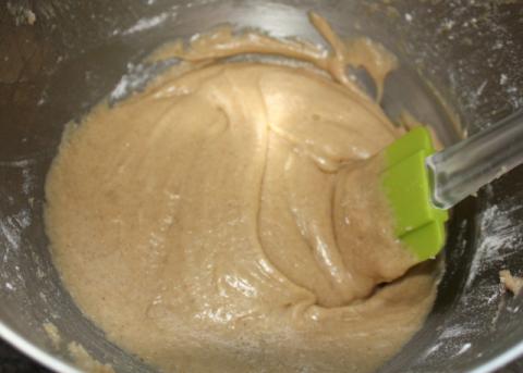 Jablkovo orechový koláč - recept postup 3