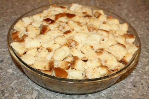 Jablková žemľovka - recept postup 8