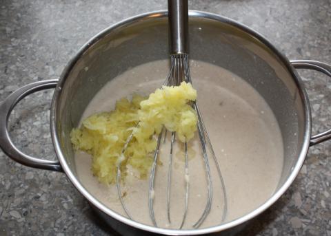 Jablkové palacinky - recept postup 2